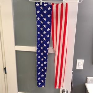 Black Milk American Flag Leggings Size XS
